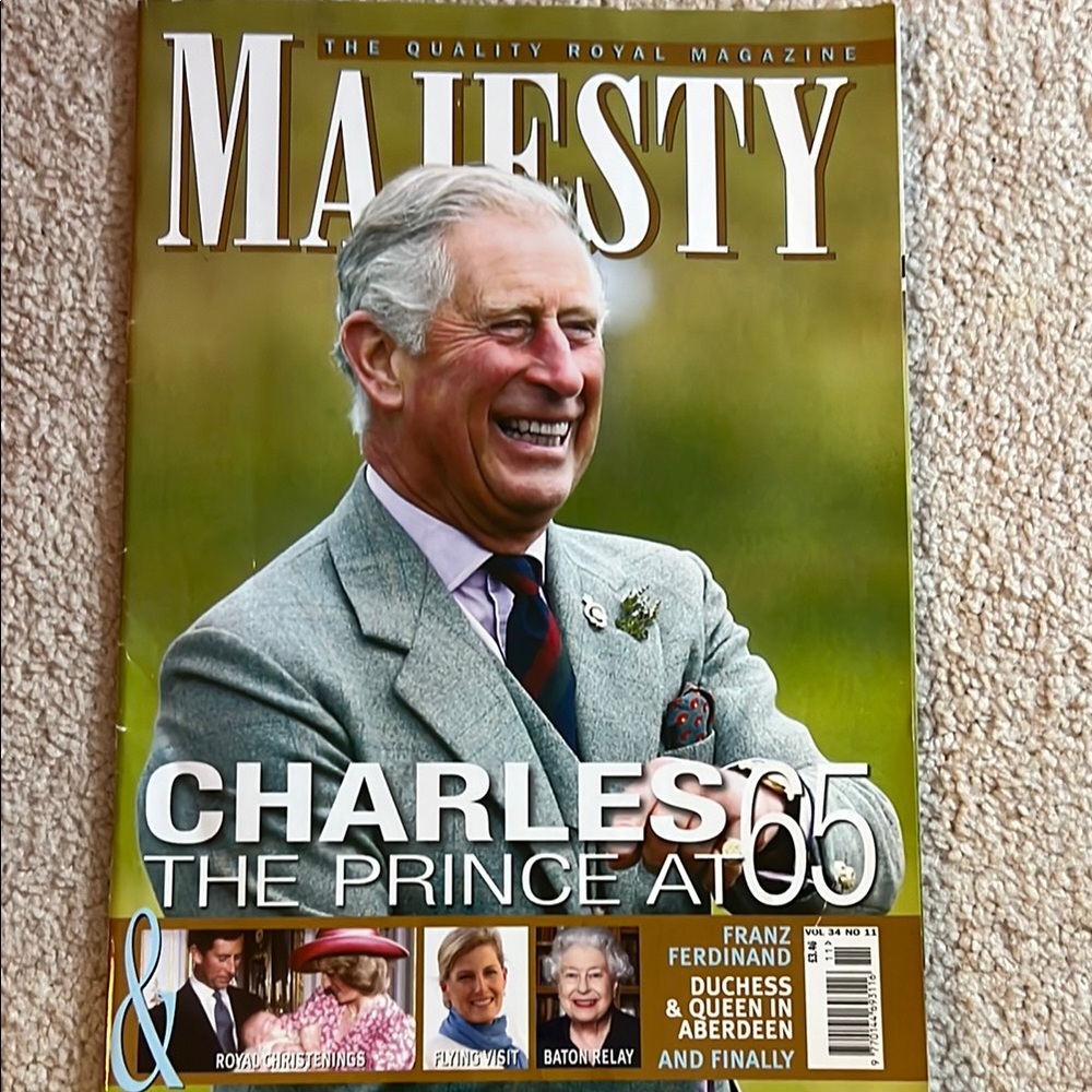Majesty Magazine - Charles at 65 Edition -used
